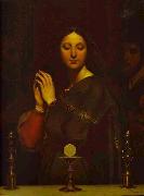 Jean Auguste Dominique Ingres The Virgin of the Host USA oil painting artist